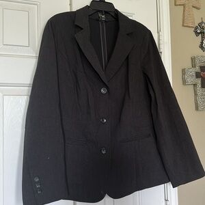 Lane Bryant dark grey or charcoal Blazer Professional Suit Jacket size 20